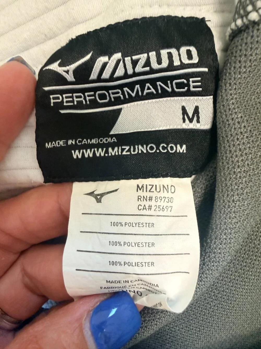 Mizuno Softball Pants Belted Girls Size Youth Medium Gray Elastic Bottom